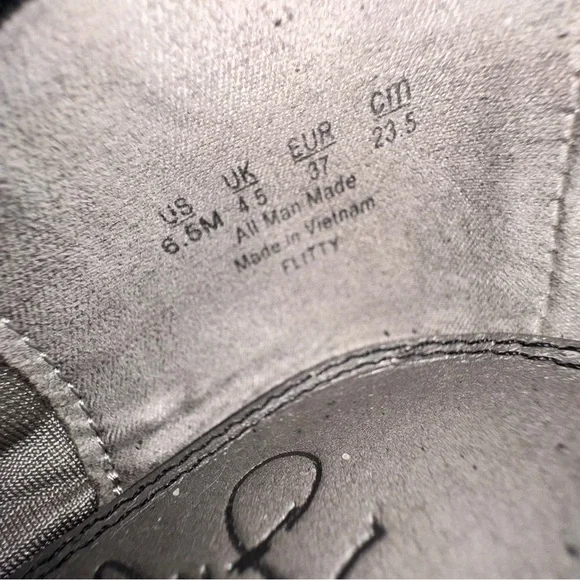 Soft Style Black Slip-On Loafer with Silver Buckle Detail - Picture 9 of 12